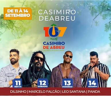 167 anos de Casimiro de Abreu