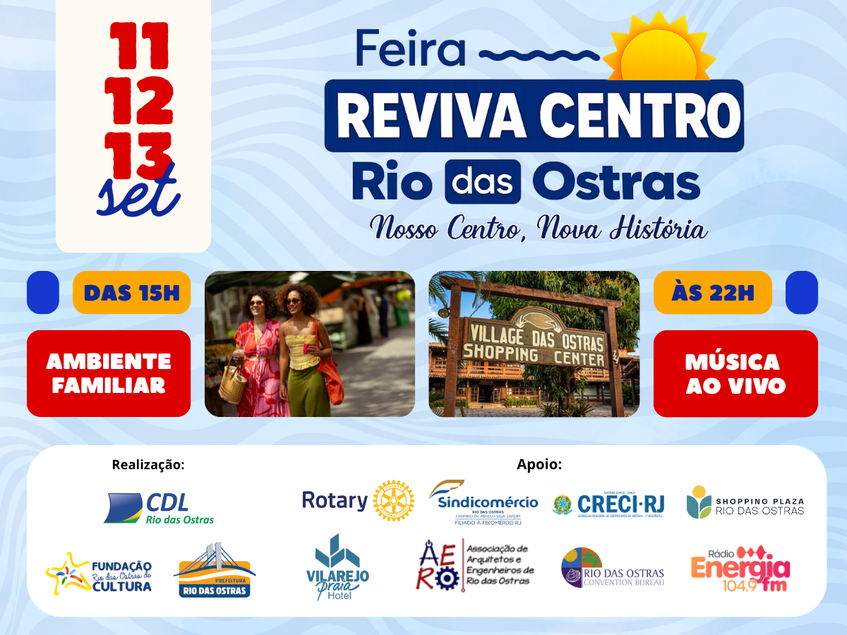 Feira Reviva Centro Rio das Ostras