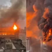 Incêndio atinge colégio centenário no centro de Santa Maria