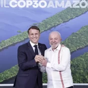 Lula e Macron concordam em reforçar cooperação policial na Amazônia