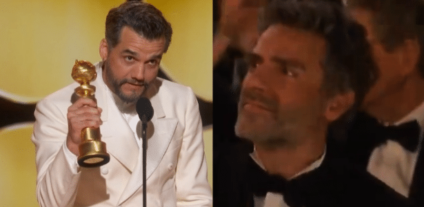 Veja reação de Oscar Isaac à vitória de Wagner Moura