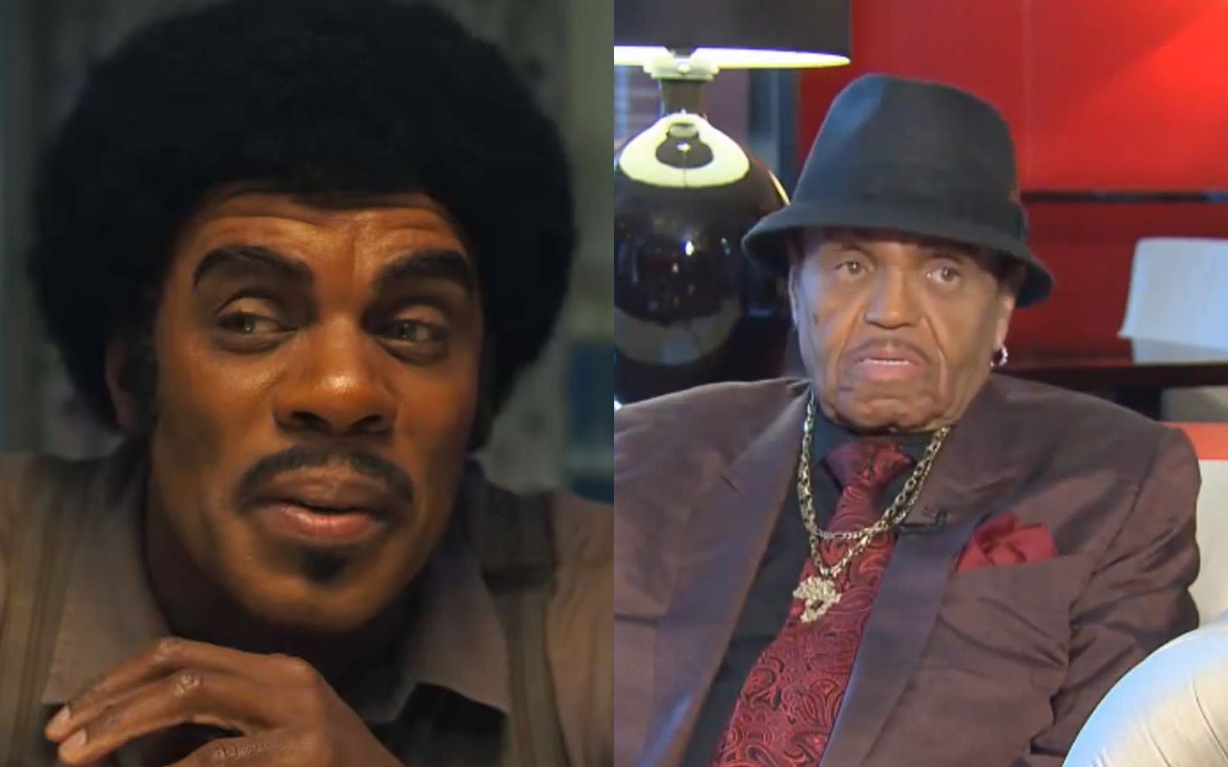 Ator surge irreconhecível como pai de Michael Jackson em novo trailer