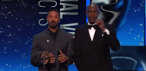 Convidado gritou ofensa racista quando Michael B. Jordan e Delroy Lindo estavam no palco