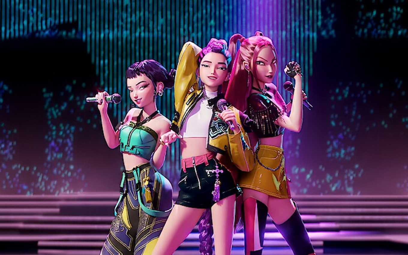 Favorito ao Oscar, Guerreiras do K-Pop faz história no Grammy 2026