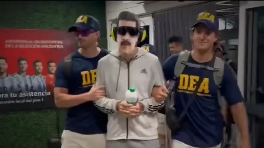 Despedida de Solteiro imita detenção de Maduro e viraliza: "Gênios"