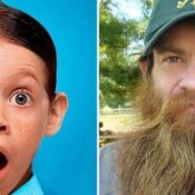 Bug Hall (atualmente, à direita) é conhecido pelo papel de Alfafa (à esquerda) em