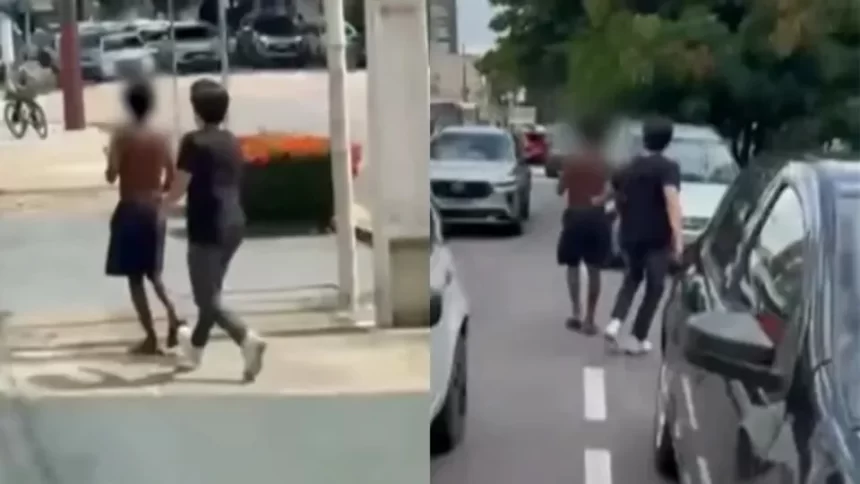 Estudantes de direito atacam homem em situação de rua com arma de choque