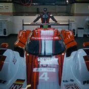 O piloto Felipe Nasr durante o 24 Horas de Le Mans em 2024