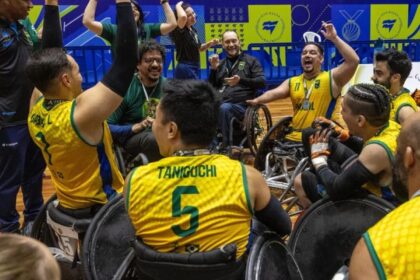 Seleção de rúgbi em cadeira de rodas conquista torneio internacional