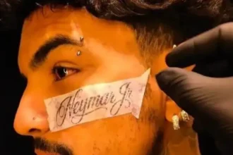 Fã tatua nome de Neymar no rosto após convocação para a Copa