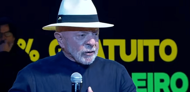 30.mai.2026 - Presidente Lula discursa durante lançamento do "Tela Brasil", plataforma pública de streaming do governo federal