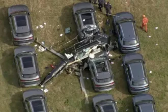 Ao menos 6 pessoas morrem no RJ após choque entre dois helicópteros