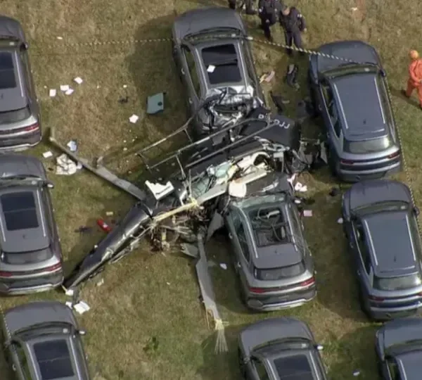 Ao menos 6 pessoas morrem no RJ após choque entre dois helicópteros