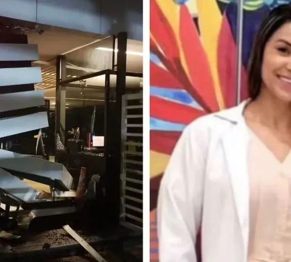 Mulher morre após bater carro em coluna da portaria de condomínio em Alphaville