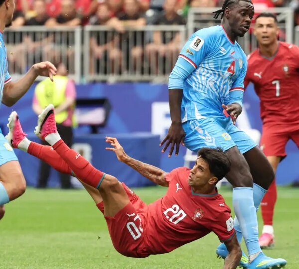 Portugal e RD Congo empatam; congoleses marcam primeiro gol em Copas
