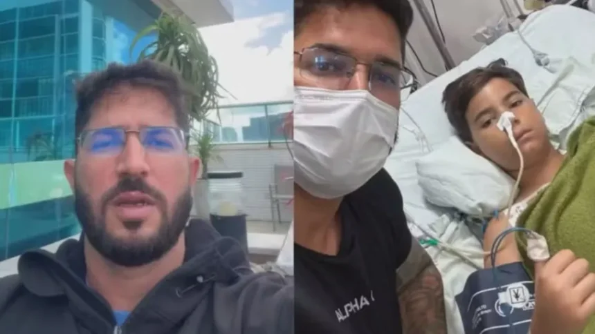 'Risco de infecção ainda é alto', diz pai de menino atacado por tubarão em PE
